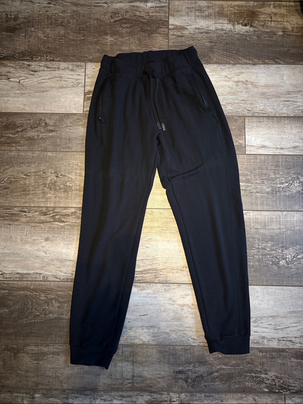 Old Navy Men's Black Drawstring Sweatpants with Zip Pockets